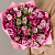 Букет из 25 розовых роз Кения и альстромерий 50543