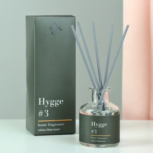 Диффузор ароматический "Hygge", 50 мл, табак и бергамот 7728668