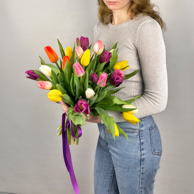 Тюльпаны 25 шт. МИКС (без упаковки) 7338
