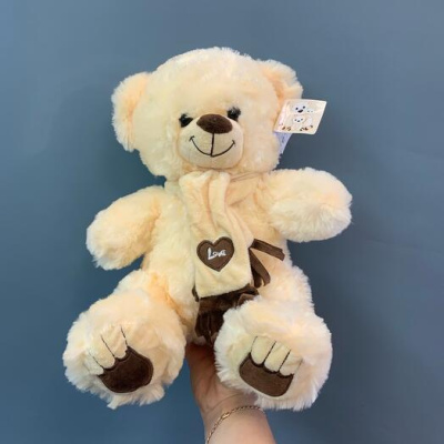 Игрушка Мишка 28 см. с шарфиком средний арт. 84076